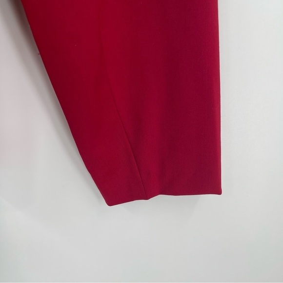 Talbots Cropped Jacket Blazer Womens Size 12 petite wool rust red - Picture 8 of 9